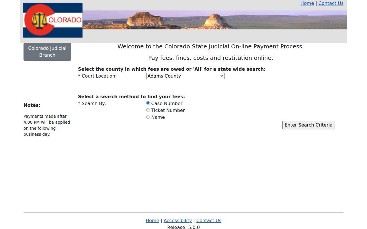 San Miguel County court records online payment system