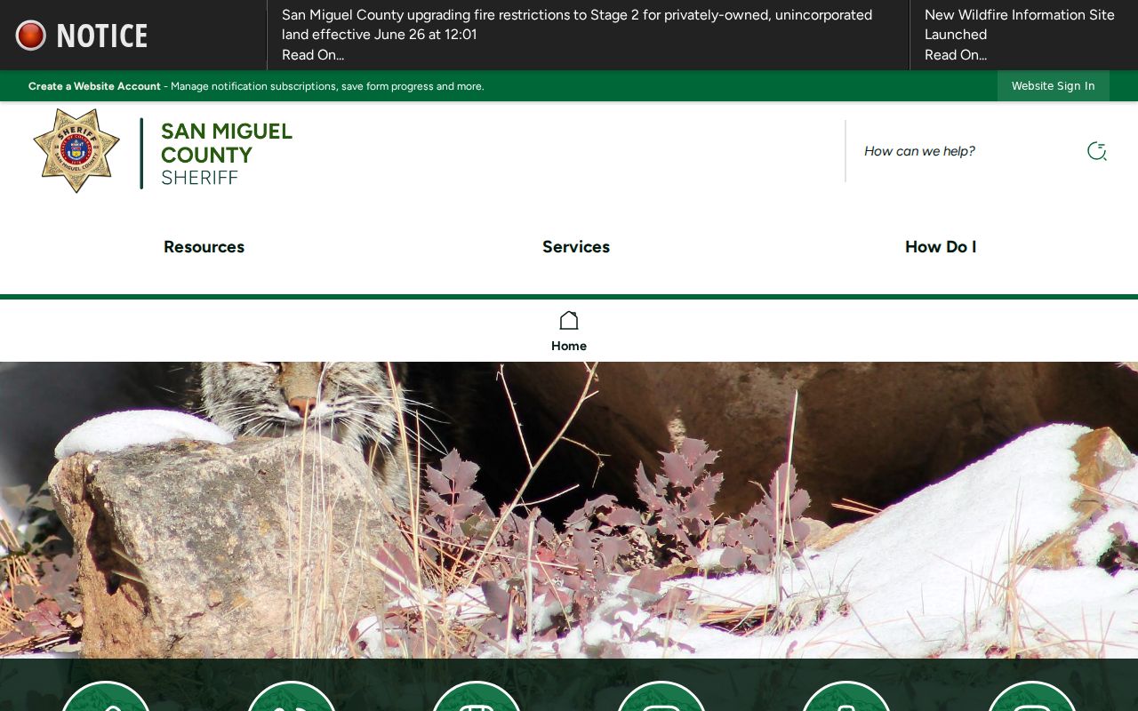 San Miguel County Sheriff jail and inmate court records access